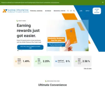 Nassaufinancial.org(Nassau Financial Federal Credit Union) Screenshot
