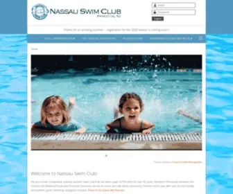 Nassauswimclub.org(Nassau Swim Club) Screenshot