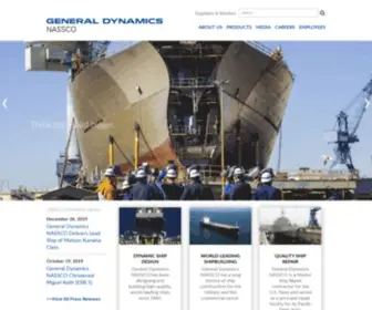 Nassco.com(General Dynamics NASSCO) Screenshot