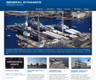 Nassconorfolk.com(General Dynamics NASSCO) Screenshot