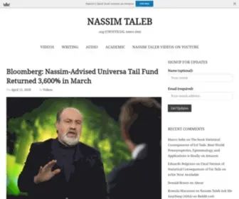 Nassimtaleb.org(Nassim Taleb News Site) Screenshot