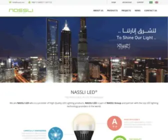 Nassli-Led.com(Nassli Led) Screenshot