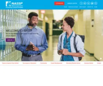 Nassp.org(The national association of secondary school principals) Screenshot