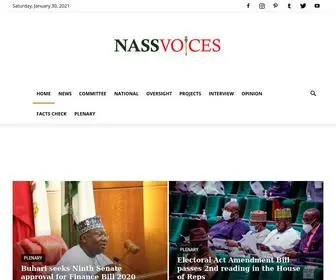 Nassvoices.com.ng(Home) Screenshot