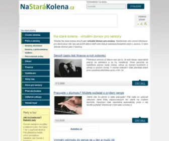 Nastarakolena.cz(Informace pro seniory) Screenshot