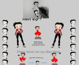Nastybettyboop.com(Betty Boop) Screenshot