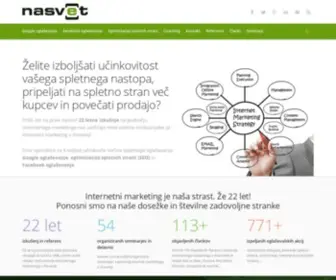 Nasvet.com(Internet marketing) Screenshot