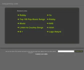 Nasyarobby.com(Nasyarobby's Blog) Screenshot