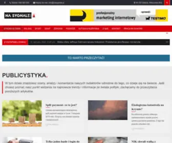 Nasygnale.pl(Strona główna) Screenshot