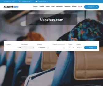 Naszbus.com(Ofertujemy przewozy międzynarodowe na trasie Polska) Screenshot
