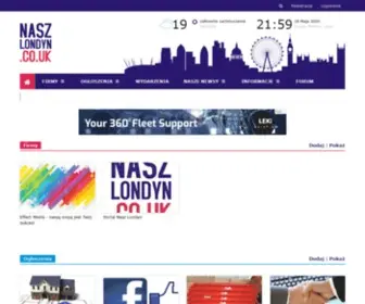 Naszlondyn.co.uk(Nasz Londyn) Screenshot