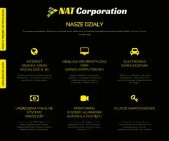 Nat-Corporation.com(Nasza firma zajmuję się naprawa elektroniki samochodowej) Screenshot