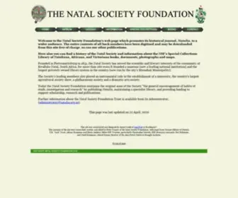 Natalia.org.za(The Natal Society Foundation) Screenshot