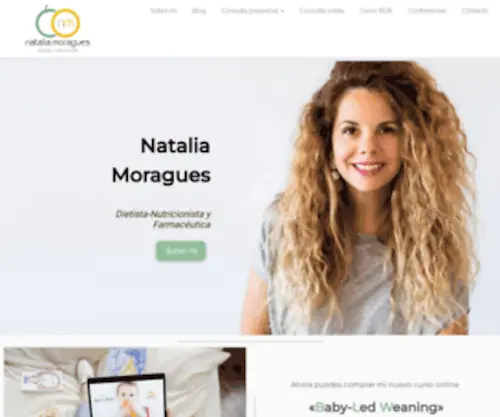 Nataliamoragues.com(Nutricionista en Sevilla) Screenshot