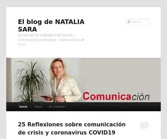 Nataliasara.com(El blog de NATALIA SARA) Screenshot