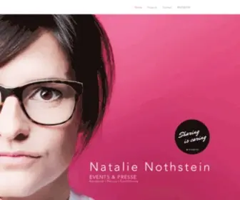 Natalie-Nothstein.com(Natalie Nothstein I Events & Presse) Screenshot