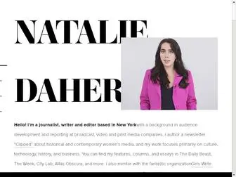 Nataliedaher.com(Natalie) Screenshot