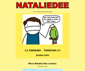 Nataliedee.com(Natalie Dee) Screenshot