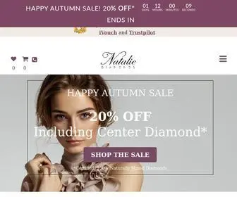 Nataliediamonds.com(Luxury Engagement Rings with Unique Design) Screenshot