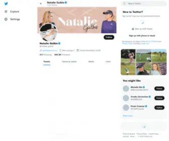 Nataliegulbis.com(Natalie Gulbis) Screenshot