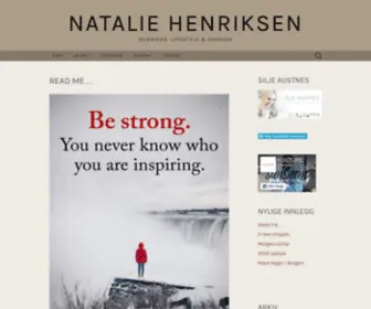 Nataliehenriksen.com(Natalie Henriksen) Screenshot