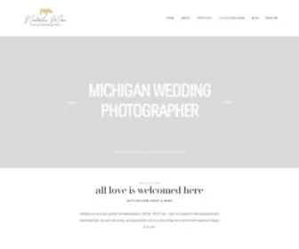 Nataliemaephotography.com(Michigan Wedding Photographer) Screenshot