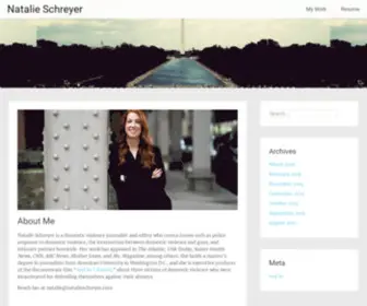 Natalieschreyer.com(Natalie Schreyer Journalist Portfolio) Screenshot