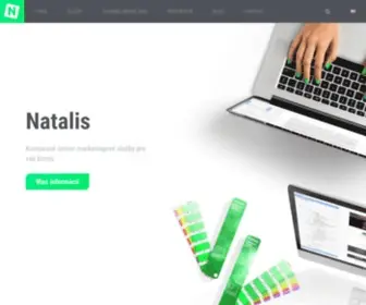 Natalis.sk(Online marketingová agentúra v Žiline) Screenshot