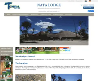 Natalodge.net(Nata Lodge Makgadigadi Pans Botswana) Screenshot