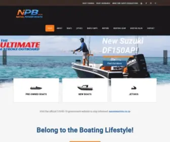 Natalpowerboats.co.za(Buy New and Pre) Screenshot