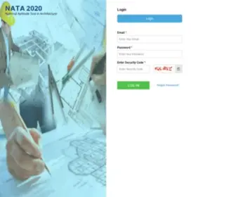 Nataregistration.in(Nata registration) Screenshot