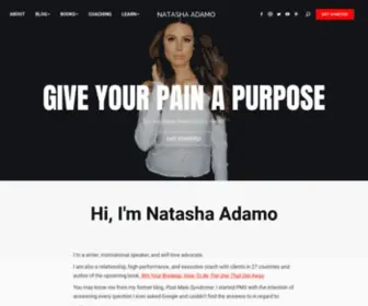 Natashaadamo.com(Natasha Adamo) Screenshot