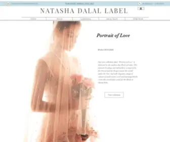 Natashadalallabel.com(Natasha Dalal Label) Screenshot