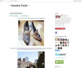 Natashafatah.com(Choose a memorable domain name. Professional) Screenshot