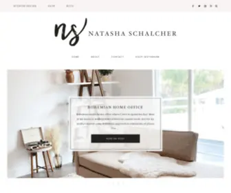 Natashaschalcher.com(A daily destination from interior design lifestyle and wellness) Screenshot