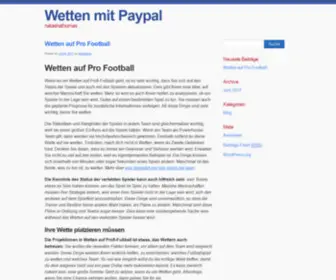 Natashathomas.de(Wetten mit Paypal) Screenshot