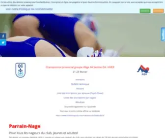 Natation-NSH.com(Accueil) Screenshot