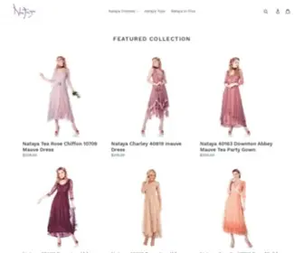 Natayarack.com(Nataya vintage inspired romantic dresses for special occasions) Screenshot