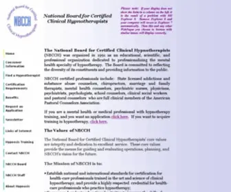 Natboard.com(The National Board for Certified Clinical Hypnotherapists (NBCCH)) Screenshot