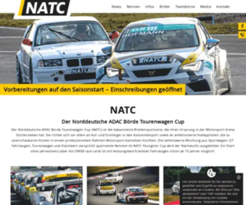 Natc.online(Website Der NATC) Screenshot