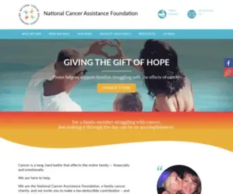 Natcaf.org(National Cancer Assistance Foundation) Screenshot