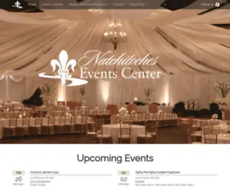 Natchitocheseventscenter.com(The Natchitoches Events Center) Screenshot