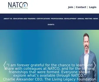 Natco1.org(The Organization for Donation and Transplant Professionals) Screenshot