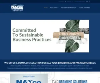NatcoGlobal.com(Global Packaging Management) Screenshot