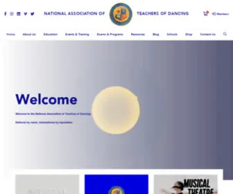 Natd.org.uk(The National Association of Teachers of Dancing) Screenshot