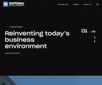 Natdev.com(National Development) Screenshot