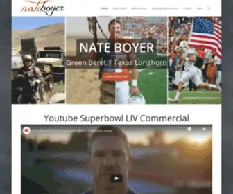 Nateboyer.com(Green Beret) Screenshot