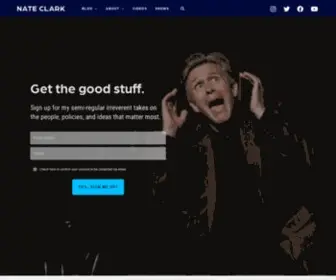 Nateclark.net(Artist) Screenshot
