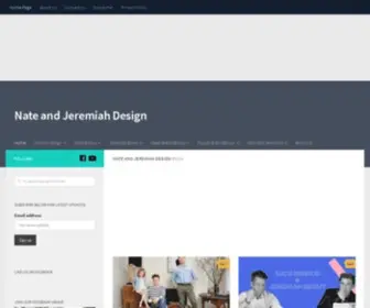 Natejeremiahdesign.com(Nate and Jeremiah Design) Screenshot