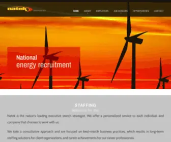 Natek.com(Job seeking services) Screenshot